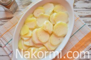 Картофель, запеченный в сметанном соусе